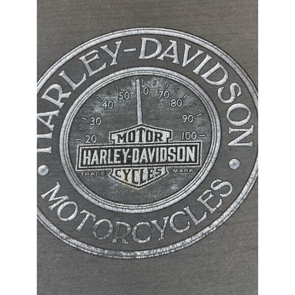 Rare Vintage Y2K Harley Davidson Thrashed Fade Cocoa Beach Florida 2XL Fit Shirt - Picture 5 of 16